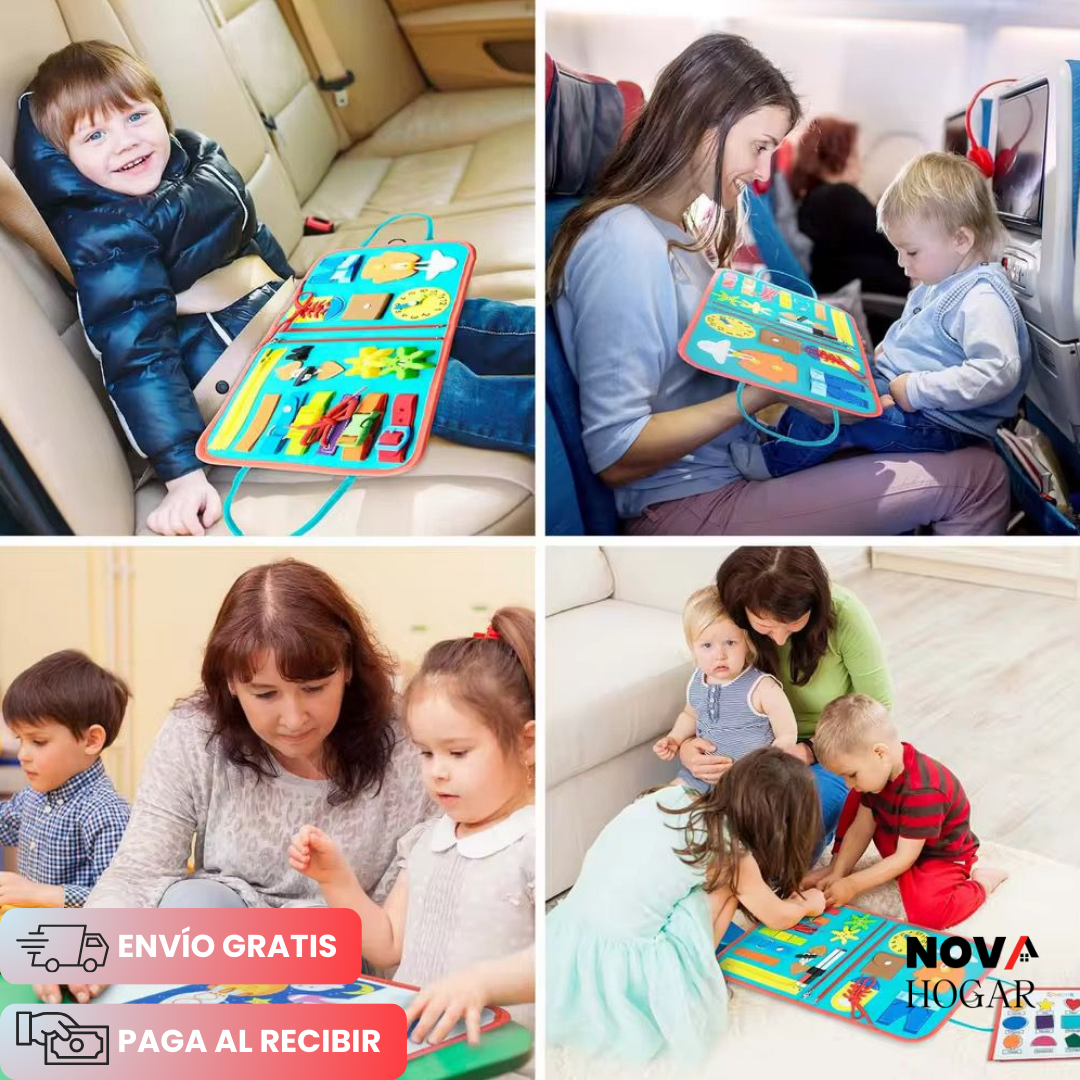 ActiveBook™ Libro Sensorial Montessori para Niños