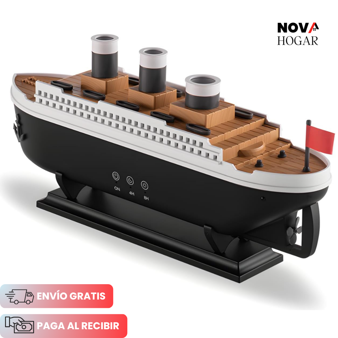 OceanBreeze™ Barco Humidificador con Luz LED