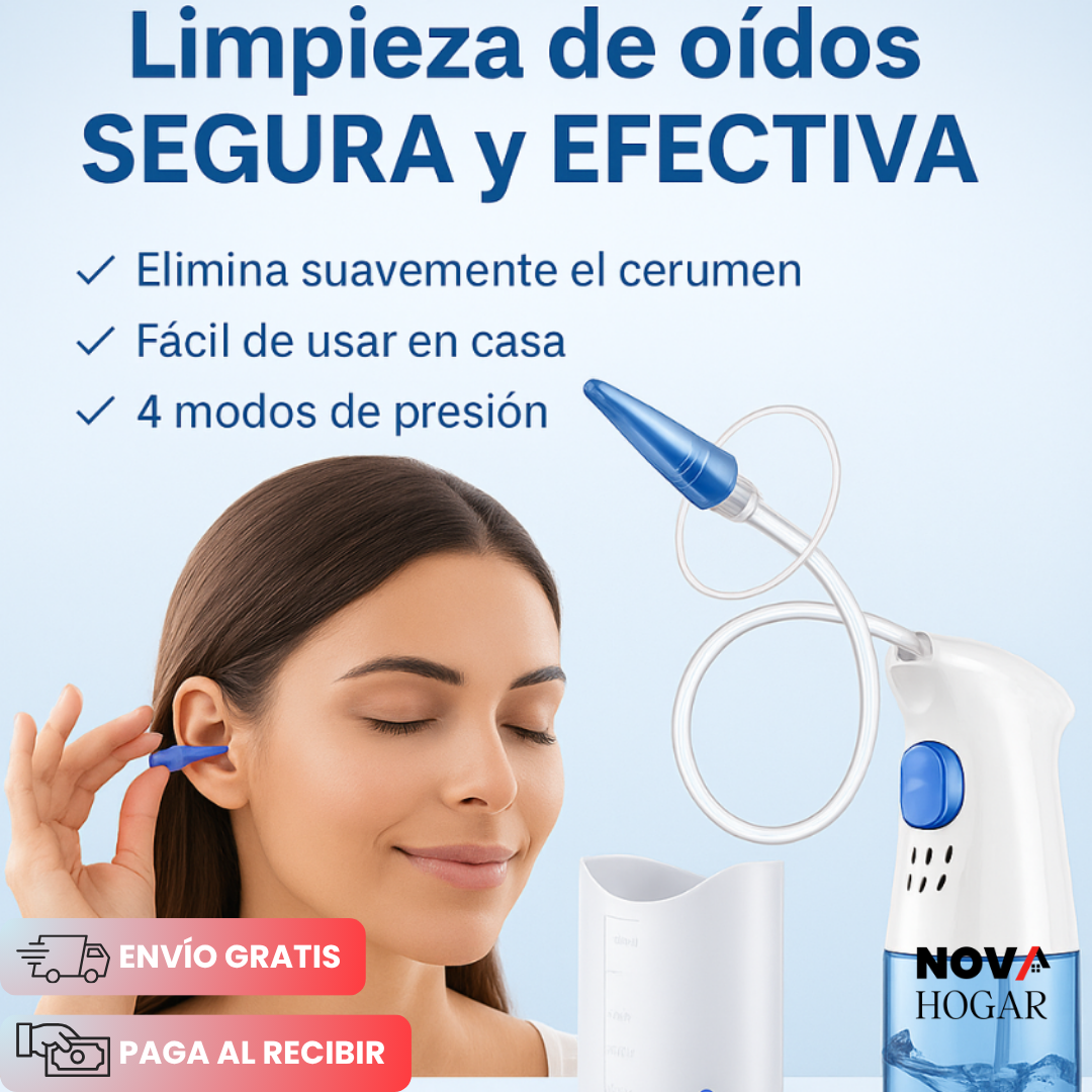ClearEar™ Kit Profesional de Lavado Auditivo
