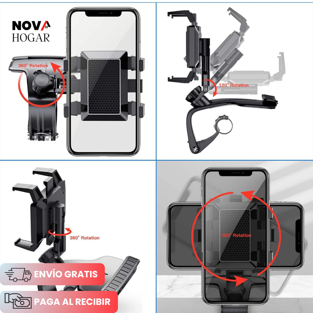 FirmRide™ Soporte Ultra Resistente para Celular con Anclaje Ajustable
