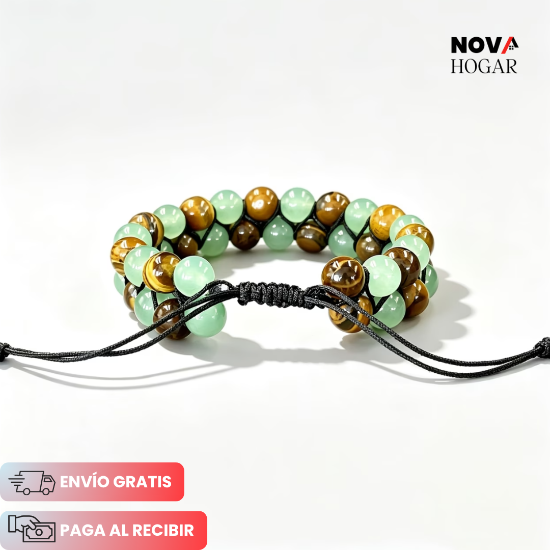 FortunShield™ Pulsera Natural Protectora de la Riqueza