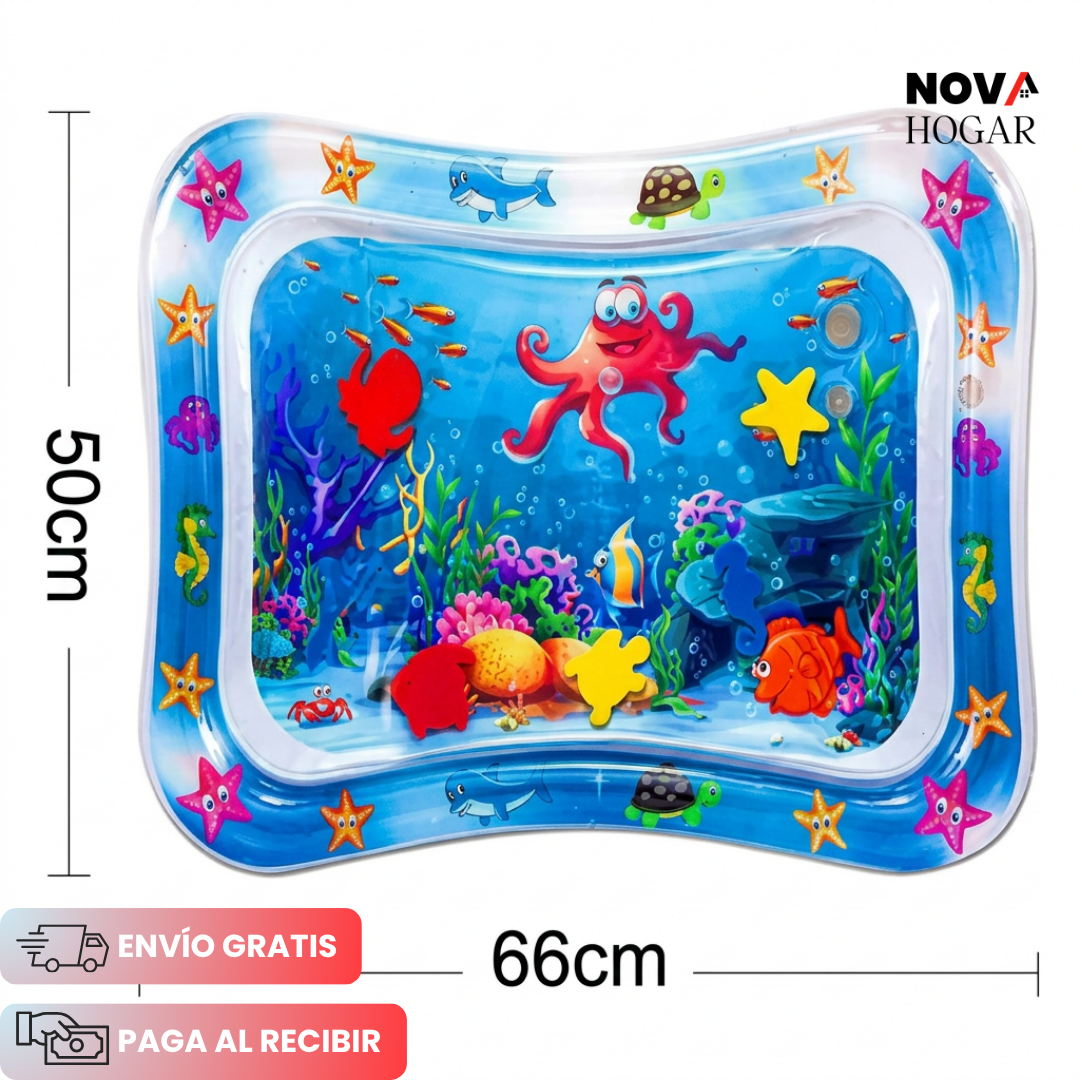 AquaPaws™ Alfombra Sensorial Acuática Para Gatos