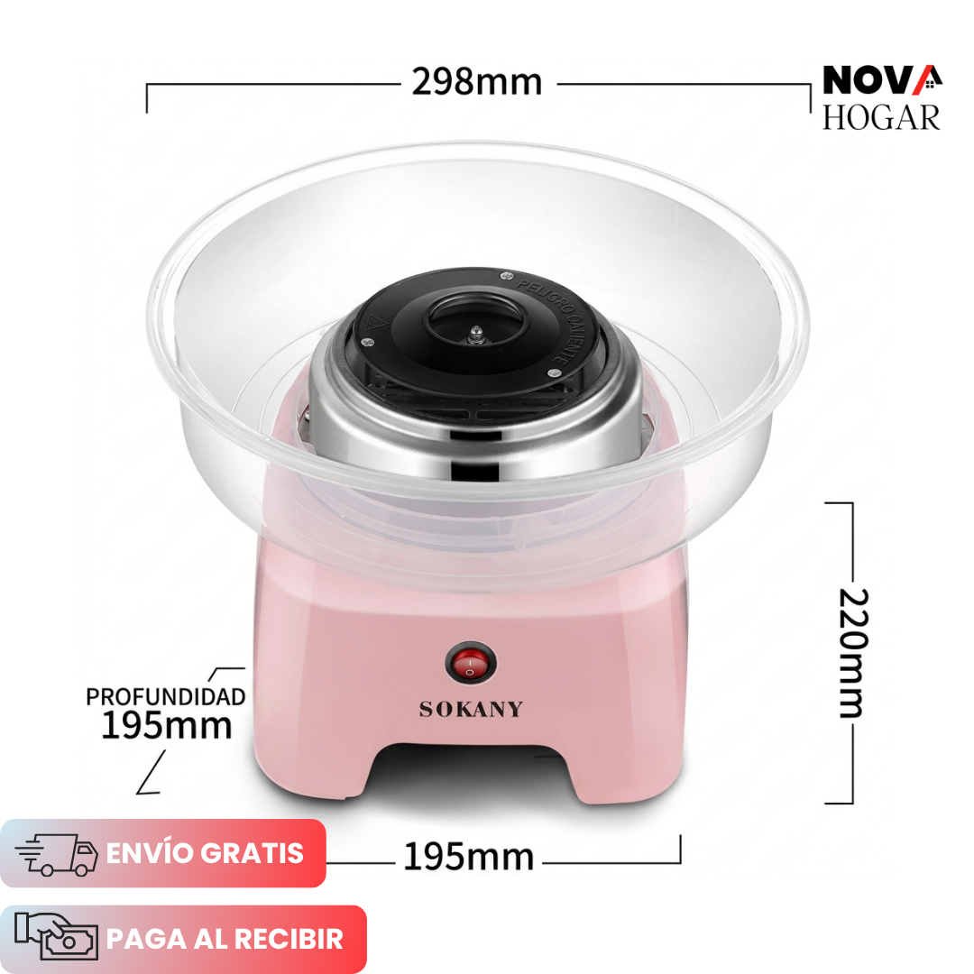 SweetFair™ Máquina de Algodón de Azúcar Para Niños