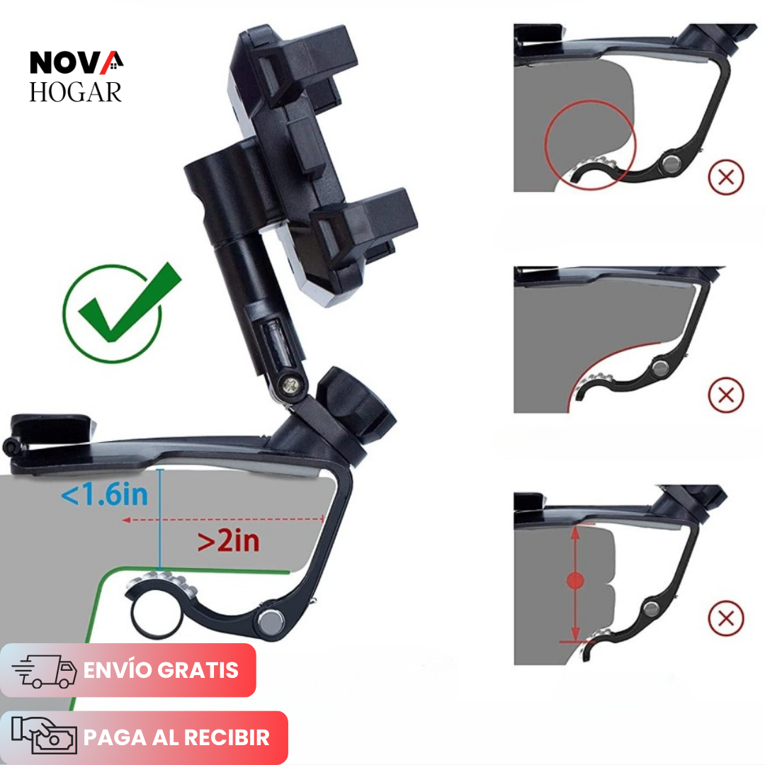 FirmRide™ Soporte Ultra Resistente para Celular con Anclaje Ajustable