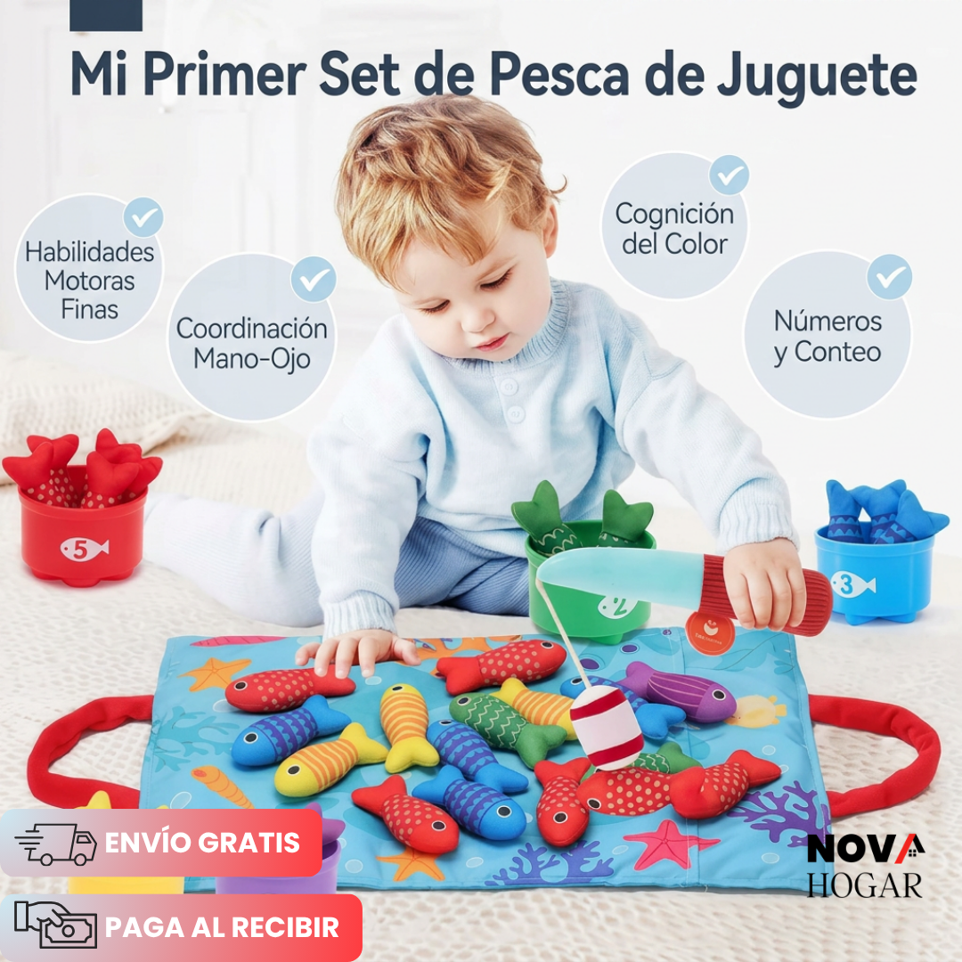 LittleFisher™ Juego Educativo de Pesca Montessori