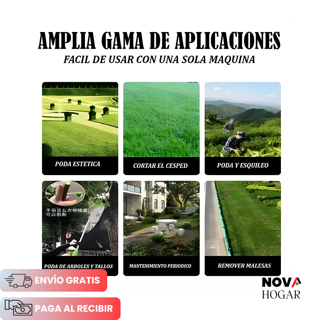 PowerMow Pro™ Podadora Inalámbrica Con Ruedas