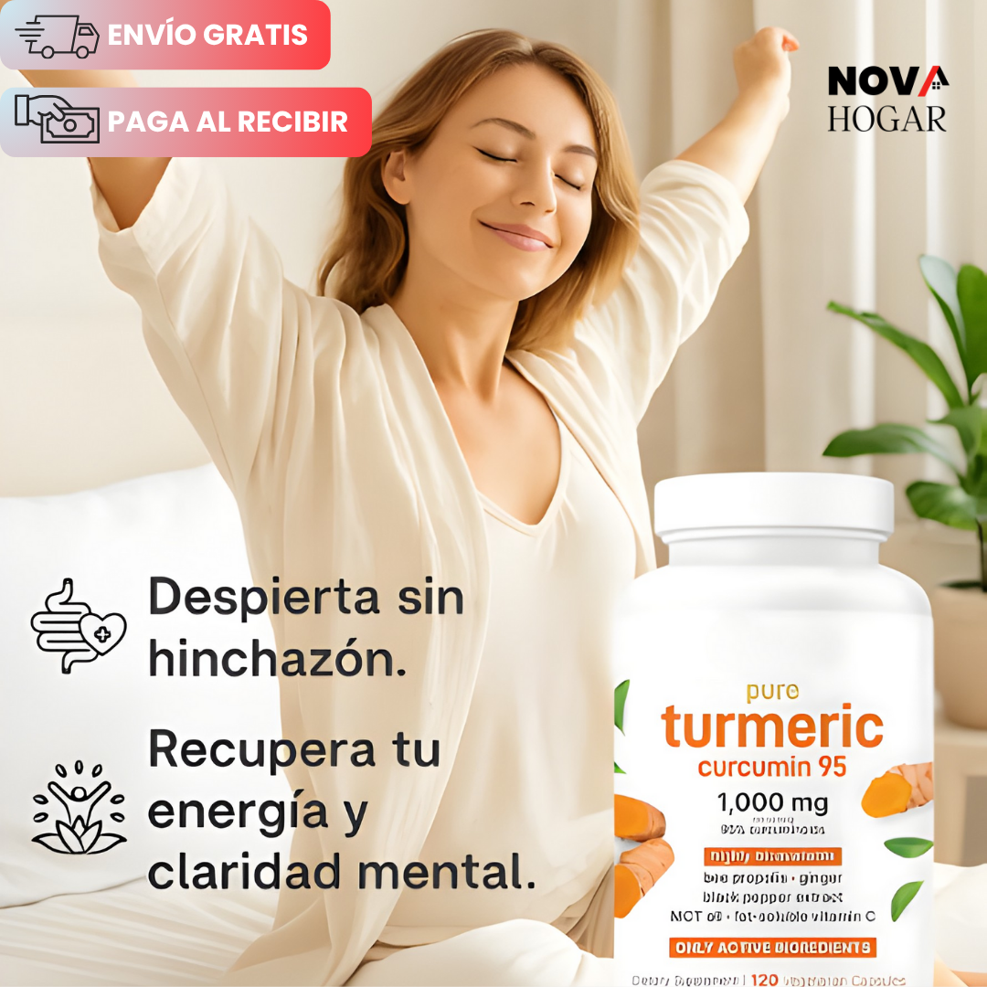Turmeric™ Extracto de Cúrcuma Antiinflamatoria 120 Capsulas