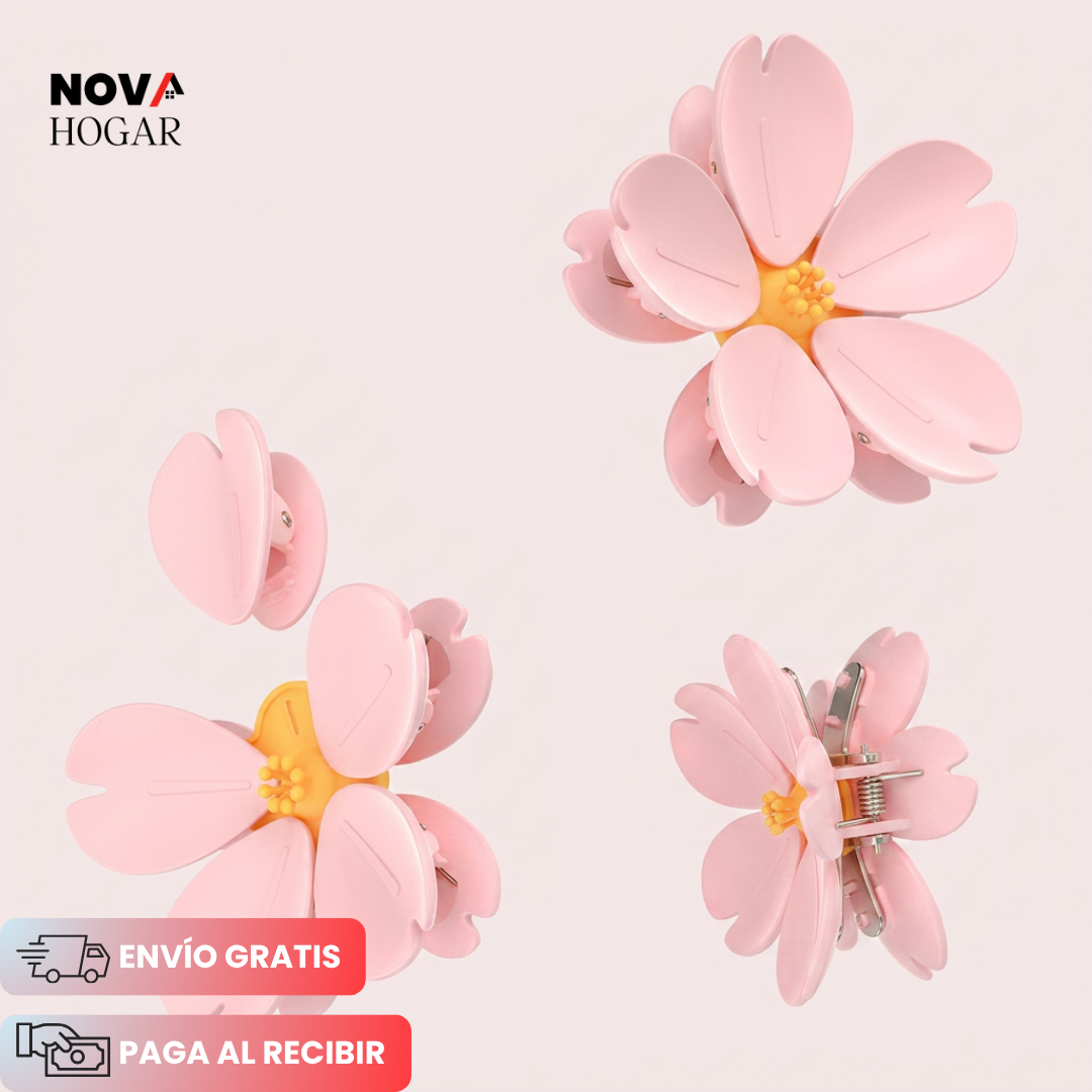2x1 SakuraClip™ Clip Magnético Floral para Sellar Bolsas