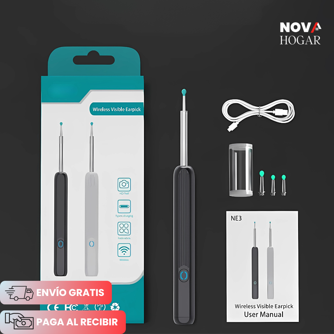 EarCare™ Nuevo Limpiador de Oidos Inteligente