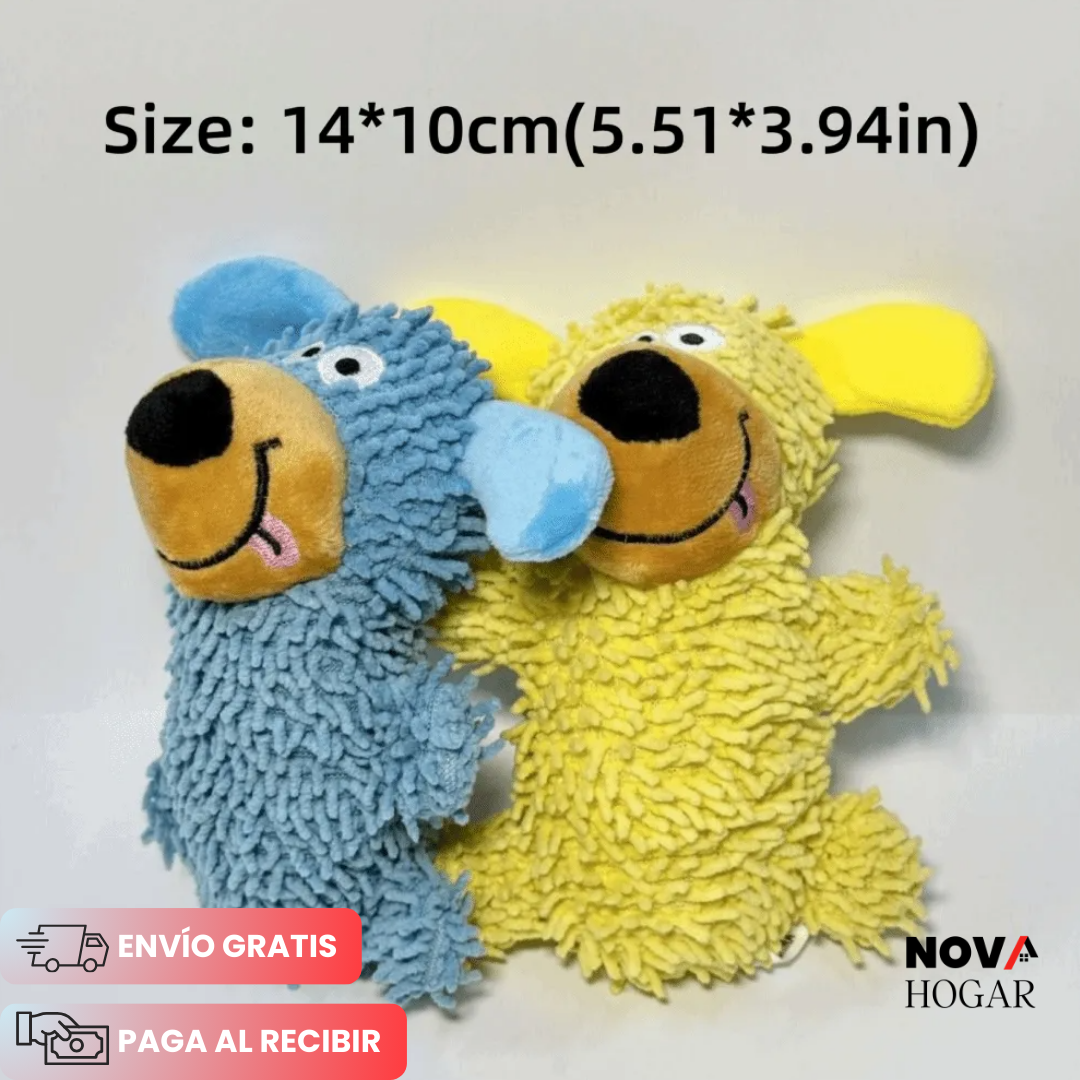 SqueakPlay™ Juguete para Morder que Limpia los Dientes para Perros