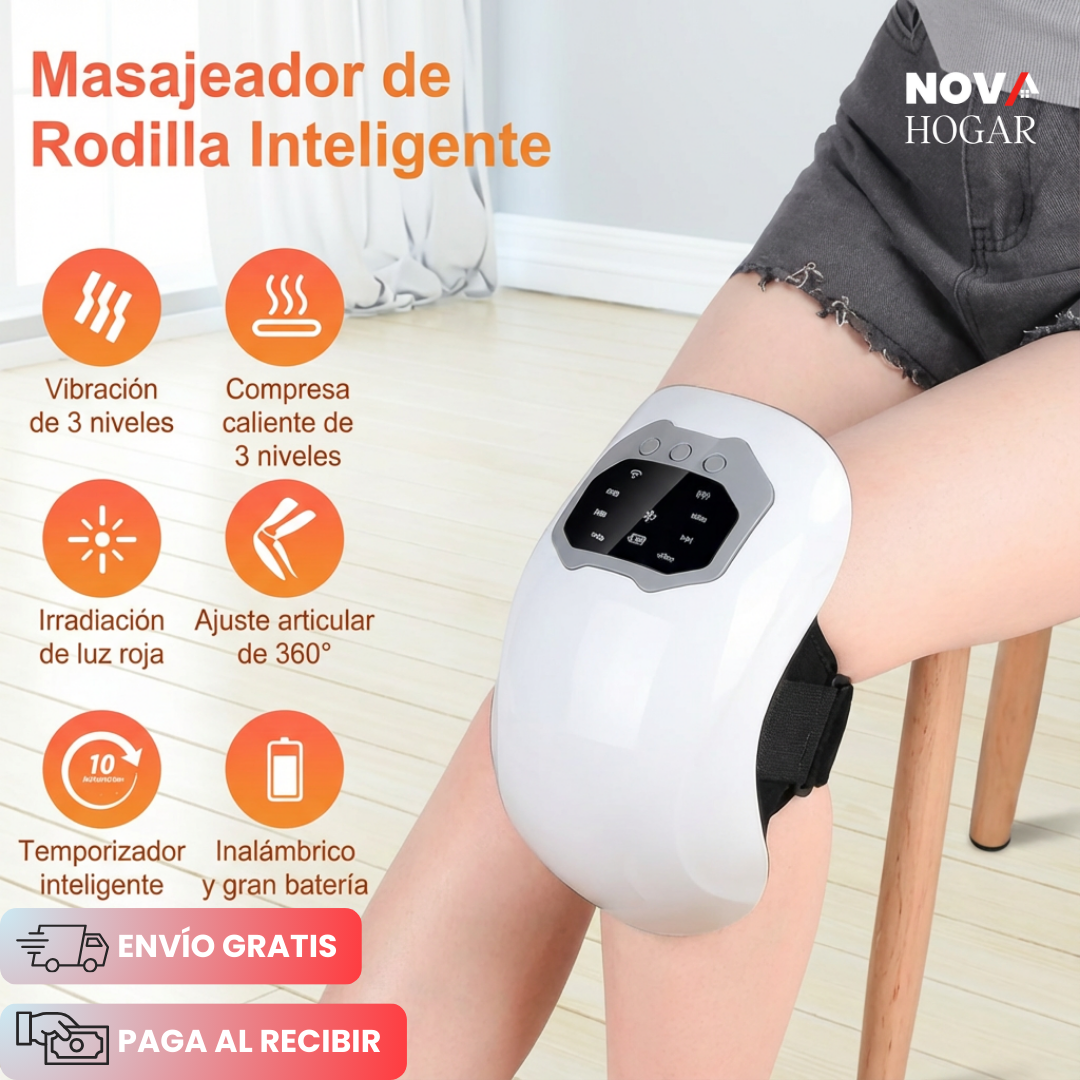 OrthoPulse™ Rodillera Masajeador con Calor y Vibración