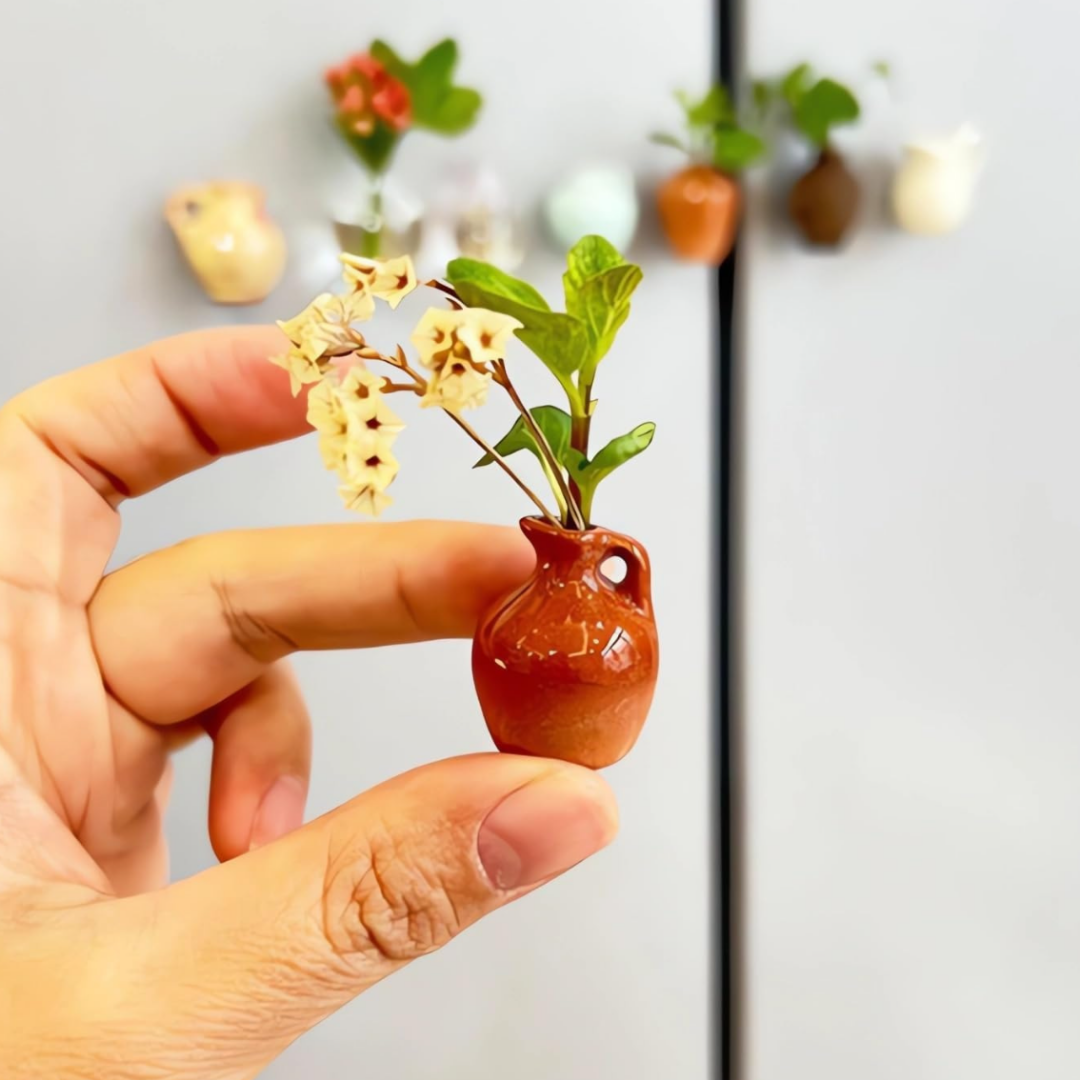 PetitVase™ Set x8 Hermosos Mini Floreros Magnético