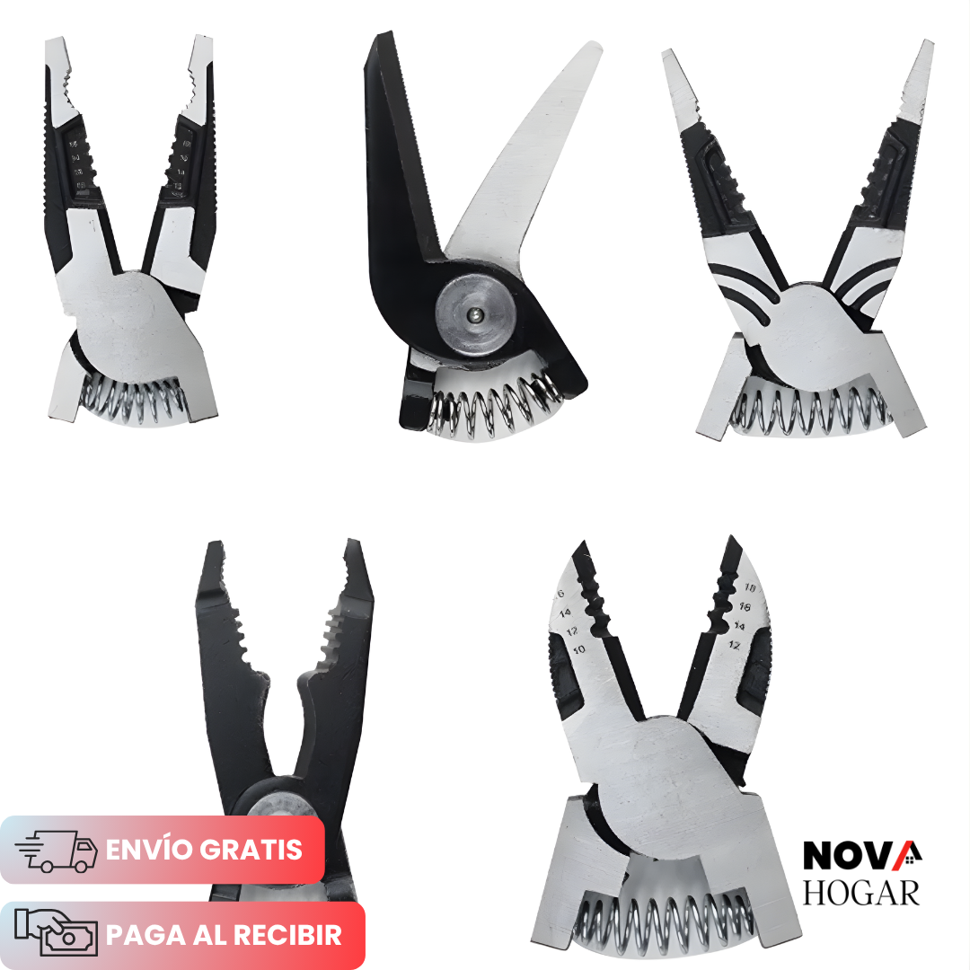 VoltGuard™ Alicate 6 En 1 Con Probador Integrado
