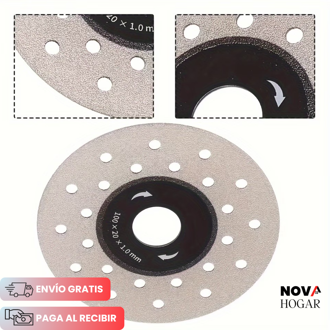 2x1 BladeEdge™ Disco Poroso para Corte Cerámico de 4"