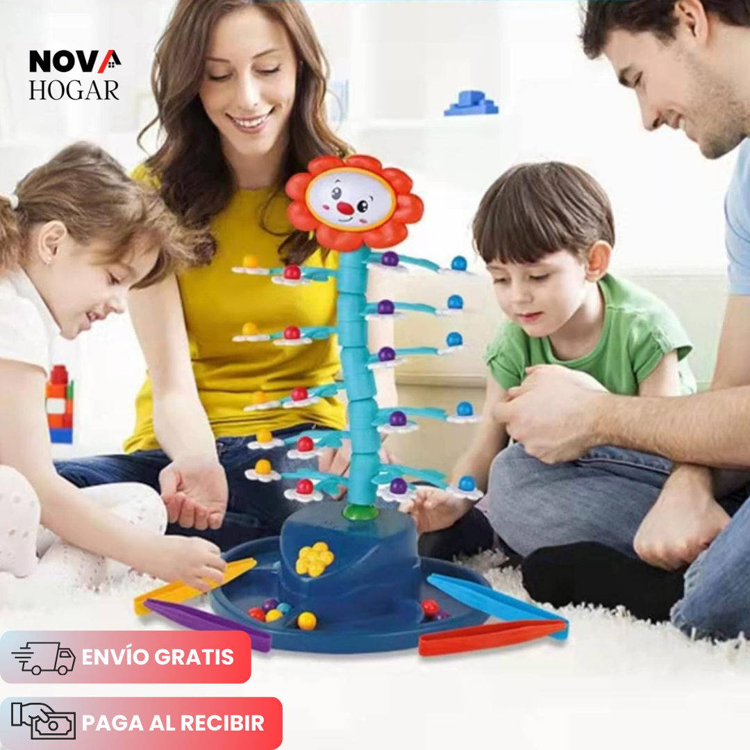 FlowerSpin™ Divertido Juego de Habilidad Familiar