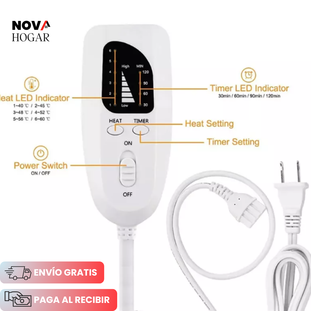 SootheWarm™ Manta Terapéutico para Alivio del Dolor