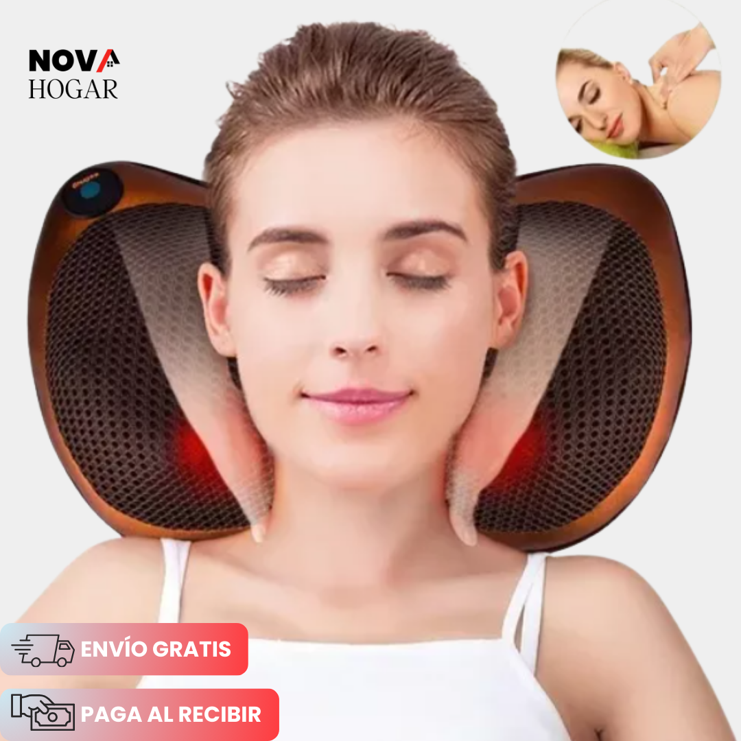 ZenKnead™ Masajeador Shiatsu Cuerpo Completo con Temperatura Ajustable
