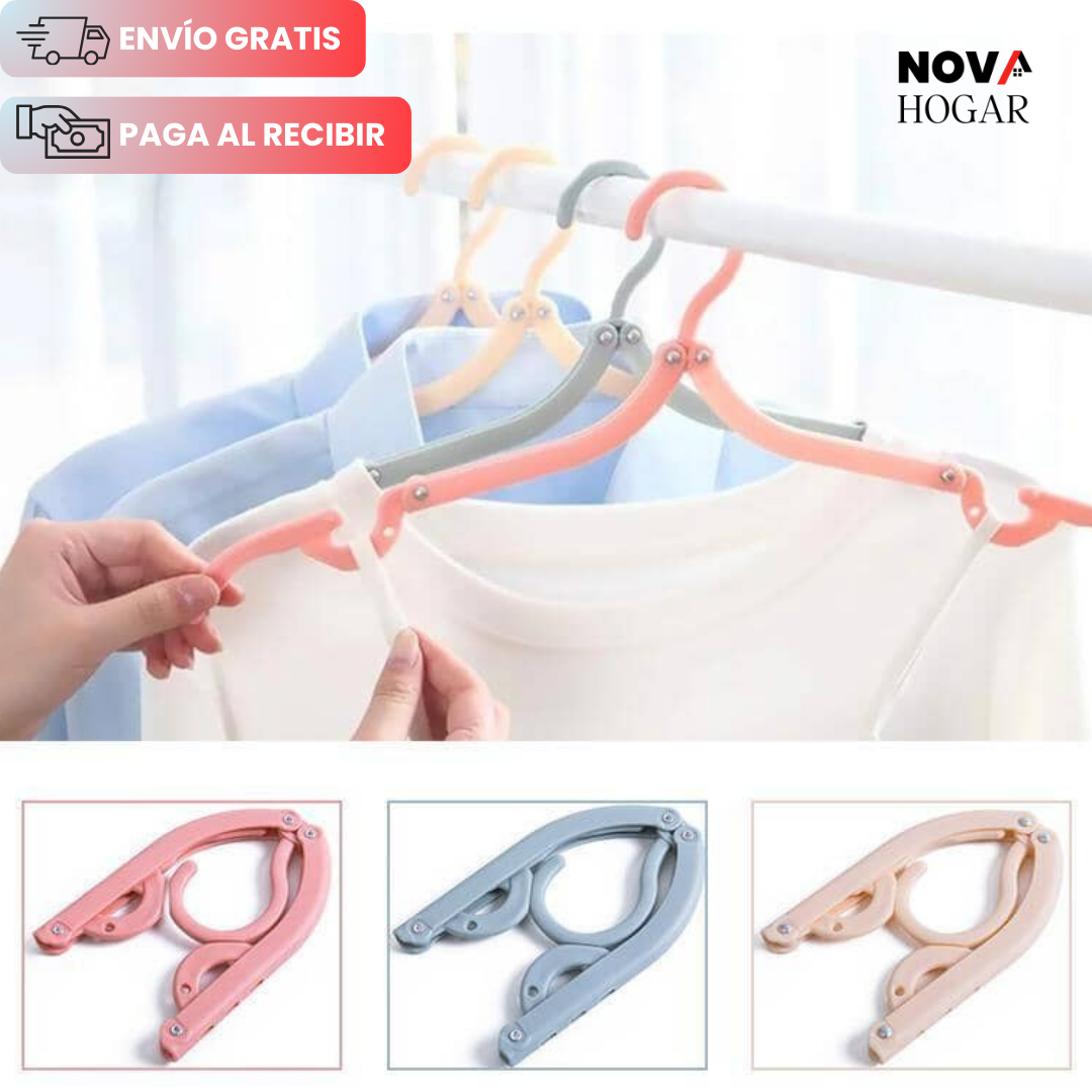 x5 SmartFold™ Gancho Plegable para Tender Ropa Sin Caídas