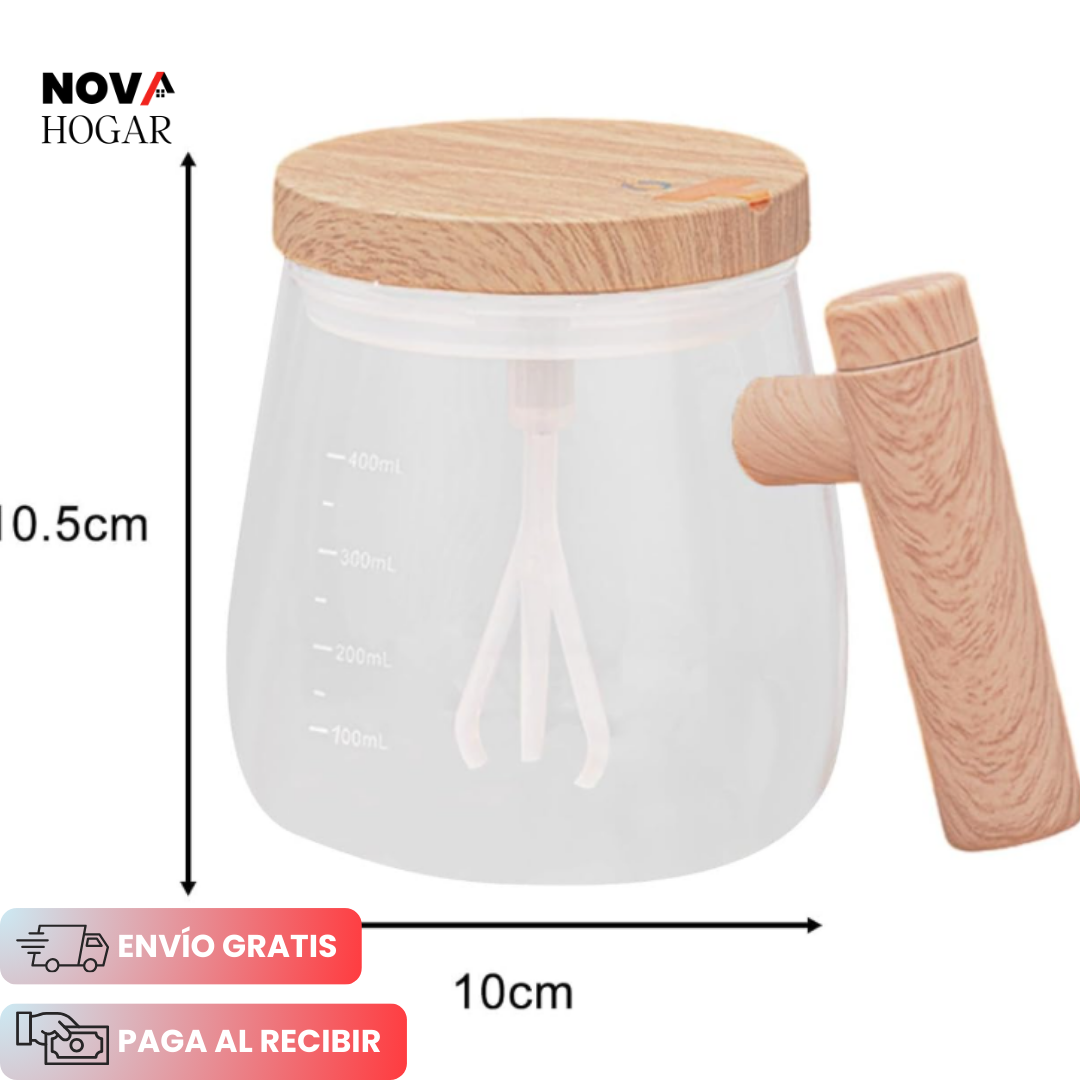 CafeFusion™ Taza Eléctrica con Mezclador Automática para tus Bebidas