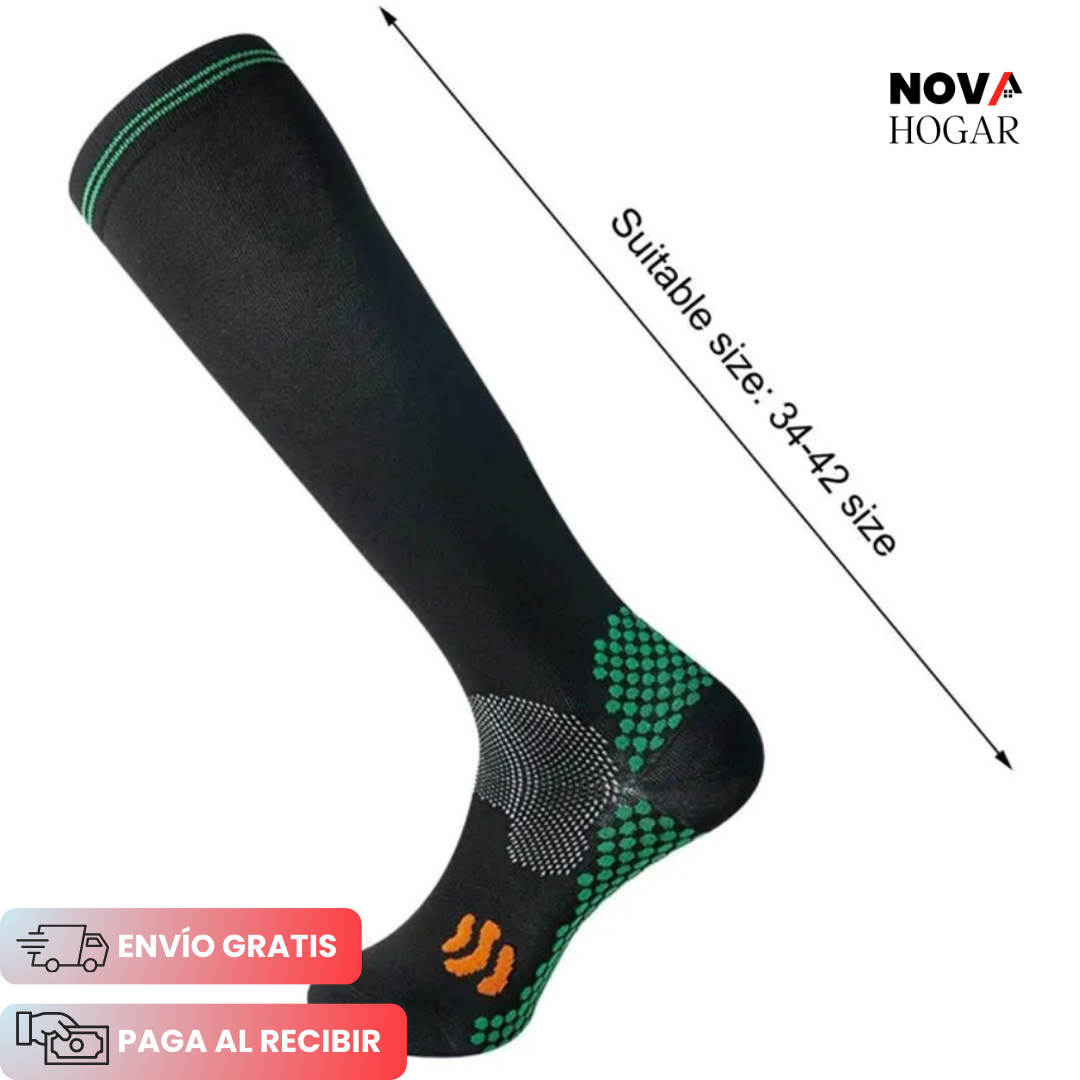 x3 Pares PresSox™ Calcetines con Tecnología de Compresión Progresiva