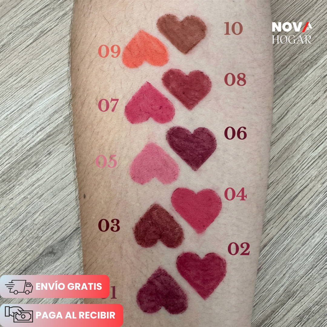 LipDefine™ Set X10 Delineadores Labiales de Larga Duración