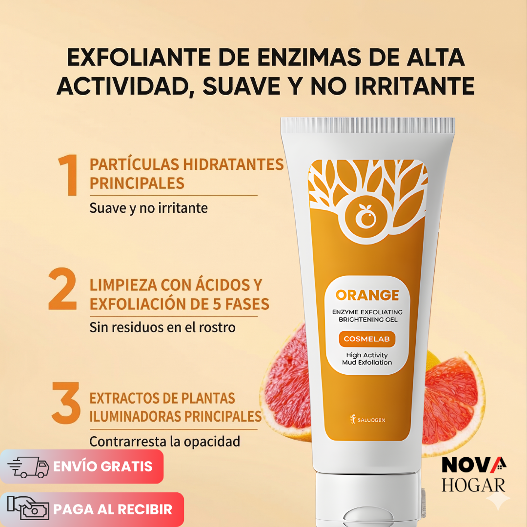 OrangeExfol™ Gel de Naranja Exfoliante y Renovador
