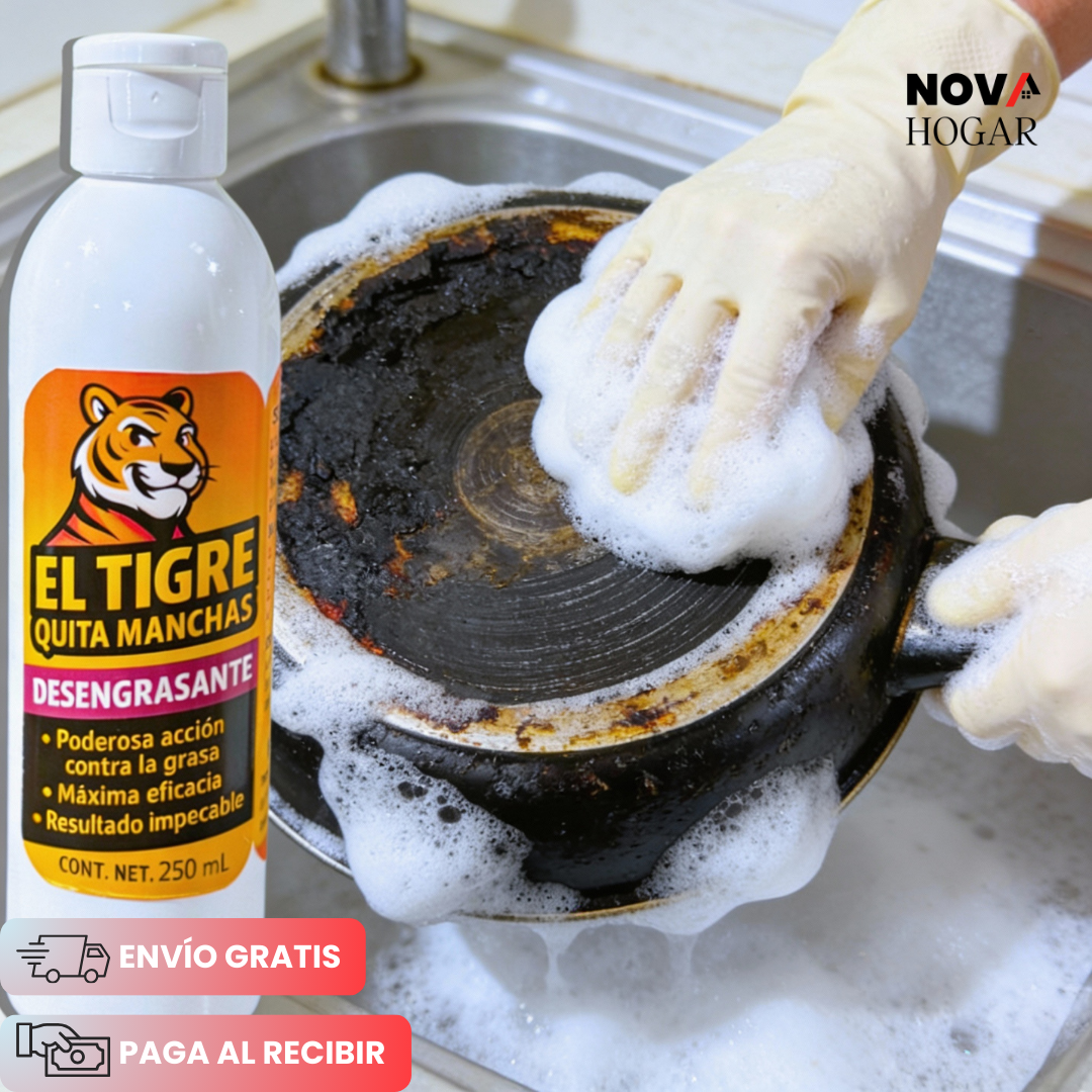 3x1 El Tigre™ Desengrasante Multiusos Quita Manchas