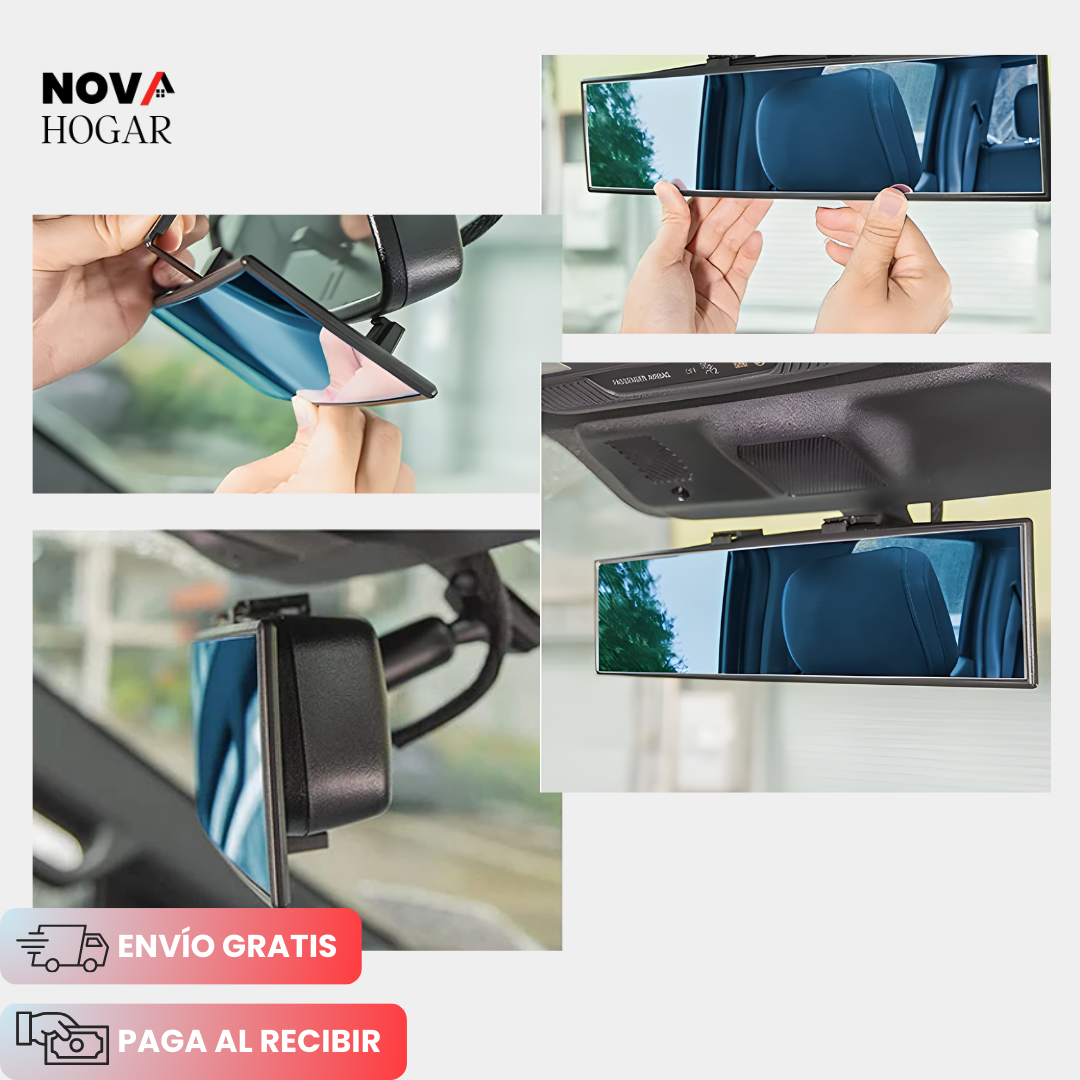 CrystalRear™ Espejo Retrovisor Gran Angular