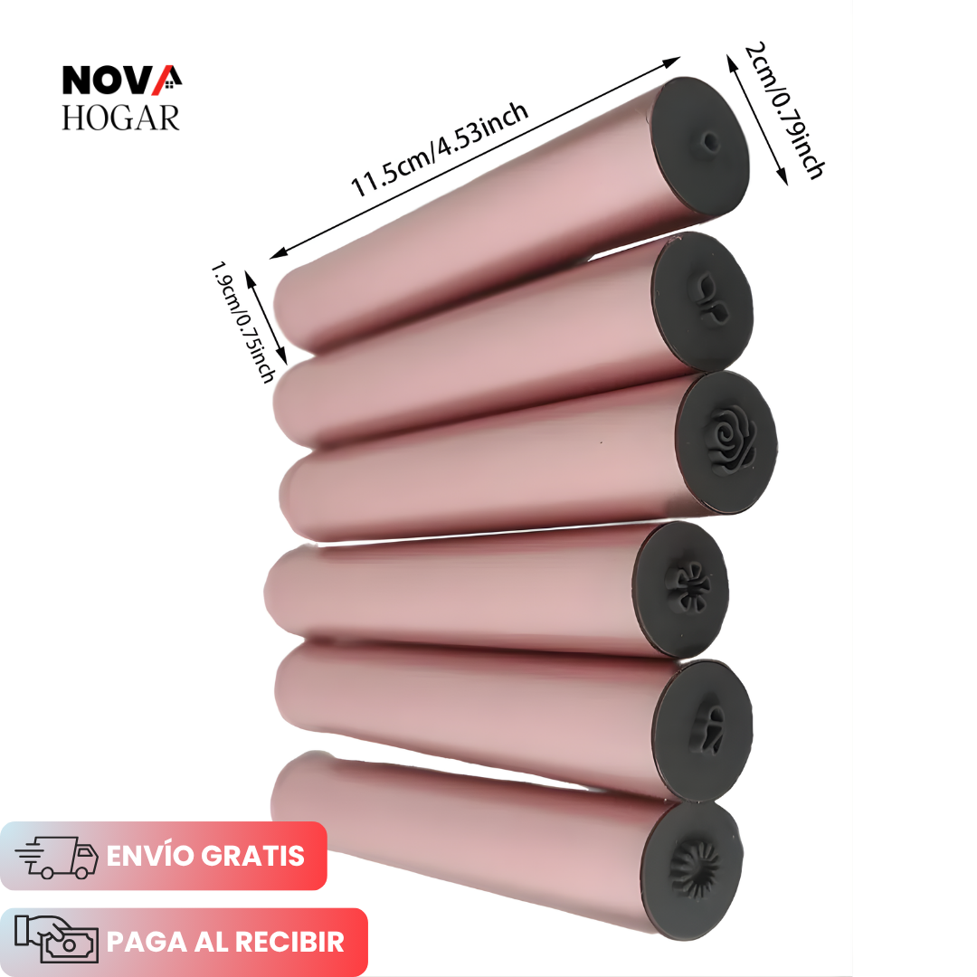 ProNailStamp™ Set x6 Sellos Para Manicura Profesional en Casa