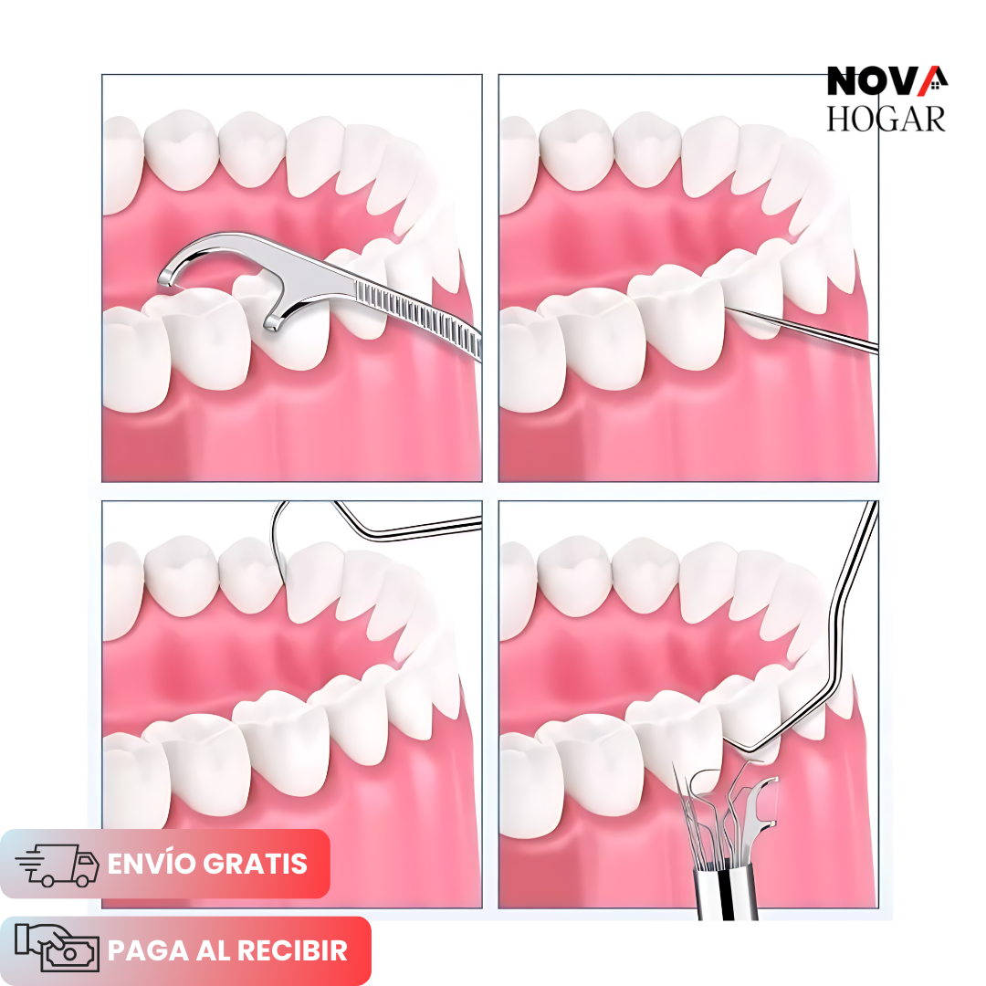 2x1 OralGuard™ Set de Higiene Bucal de Acero Inoxidable