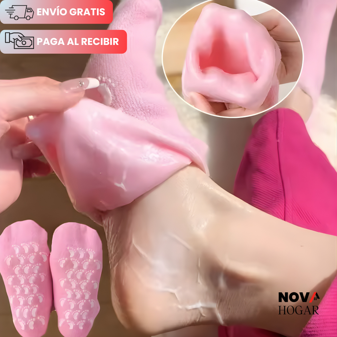 2x1 HydraStep™ Medias de Gel para Hidratación de Pies