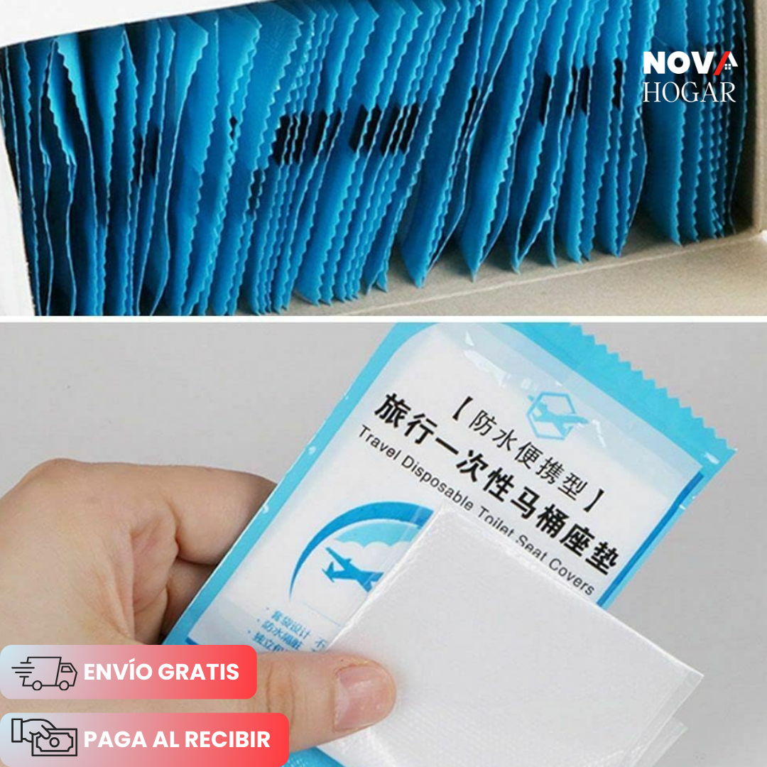 AhorraPack x50 Cubreasientos Antibacteriano Desechable