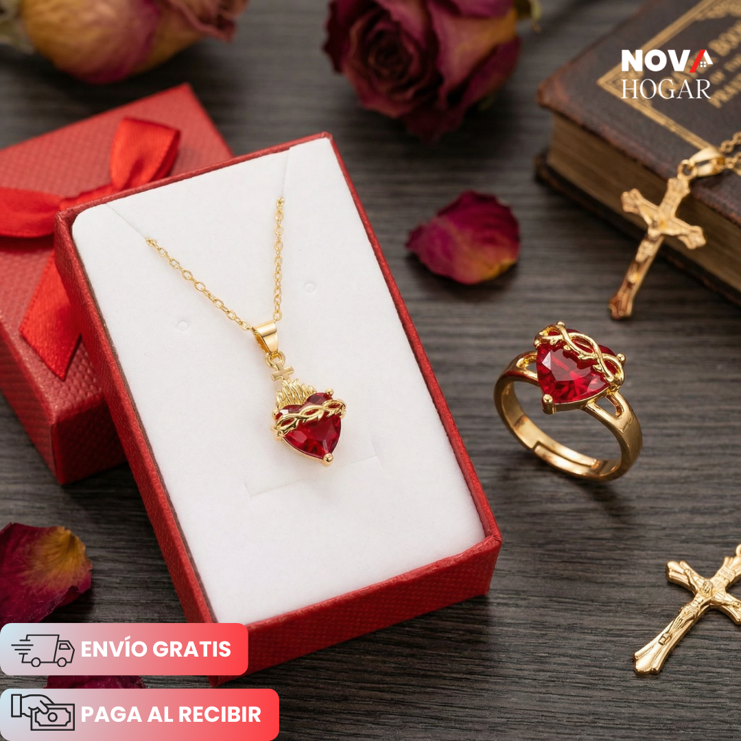 SacredFaith™ Hermoso Set Sagrado Corazón