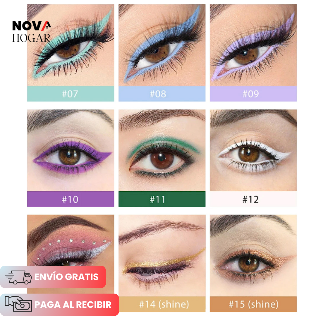 6x3 SilkGlide™ Delineadores Ojos de Larga Duración