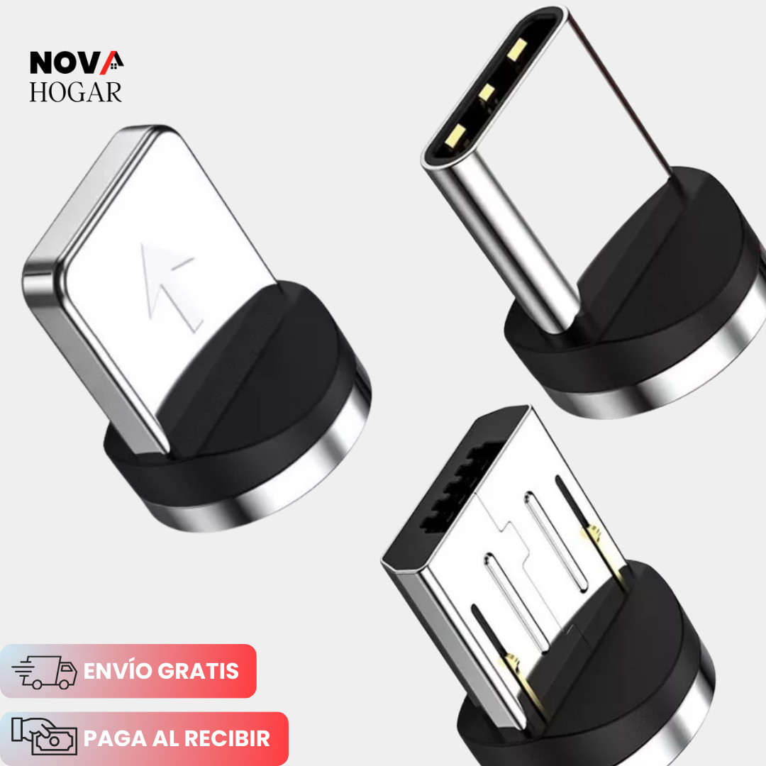 2x1 QuickMag™ Cable Magnético 3 en 1