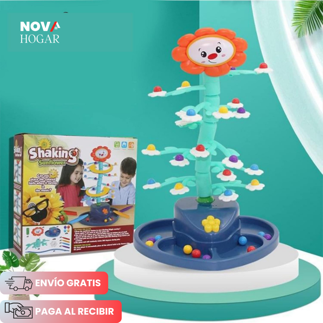 FlowerSpin™ Divertido Juego de Habilidad Familiar