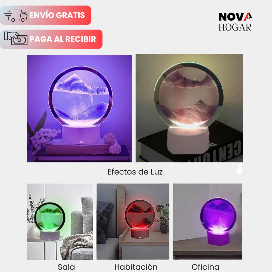 MysticSands™ Lámpara Interactiva de Arenas Movedizas