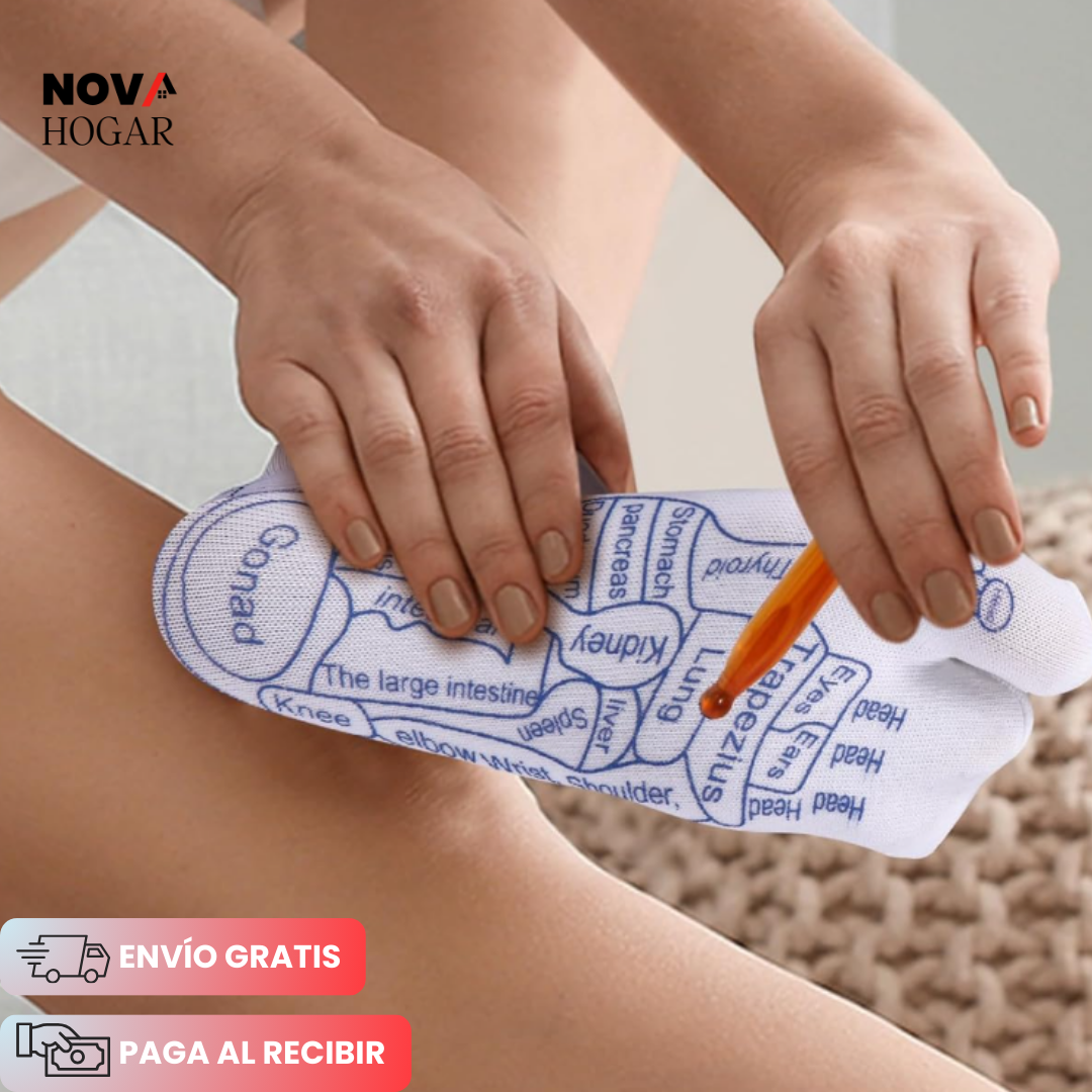 ZenStep™ Calcetines Terapéuticos para Reflexología