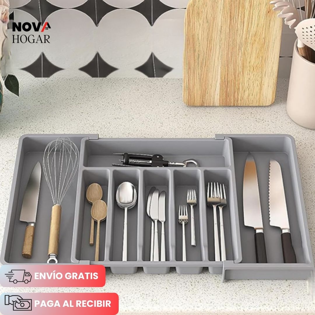 FlexiNeat™ Organizador de Cubiertos Expandible