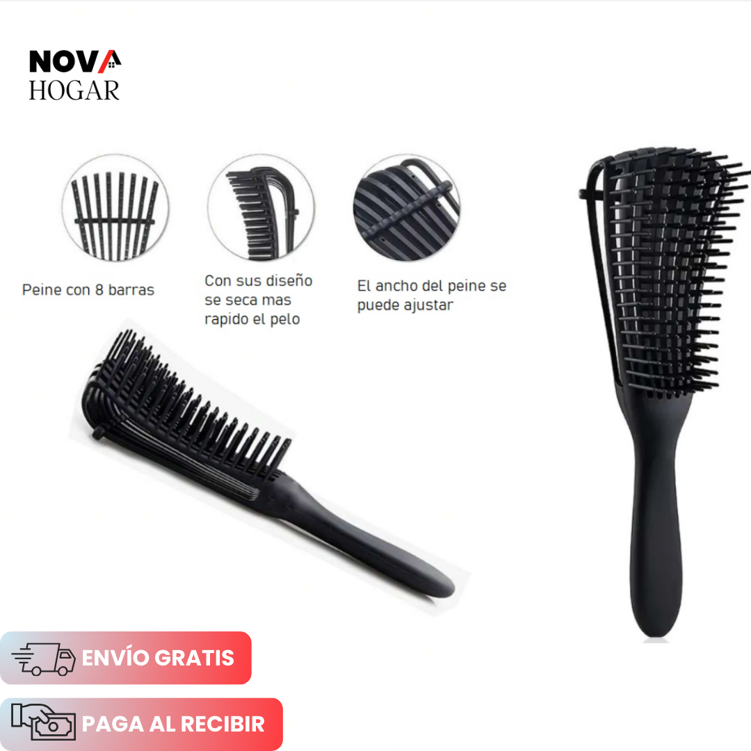2x1 SilkiBrush™ Cepillo Adaptable para Desenredar y Estilizar