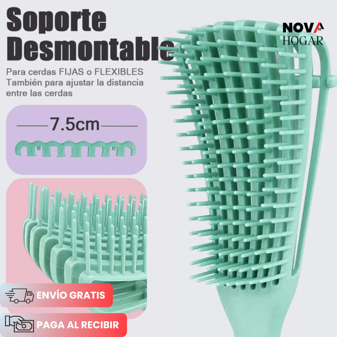 2x1 SilkiBrush™ Cepillo Adaptable para Desenredar y Estilizar