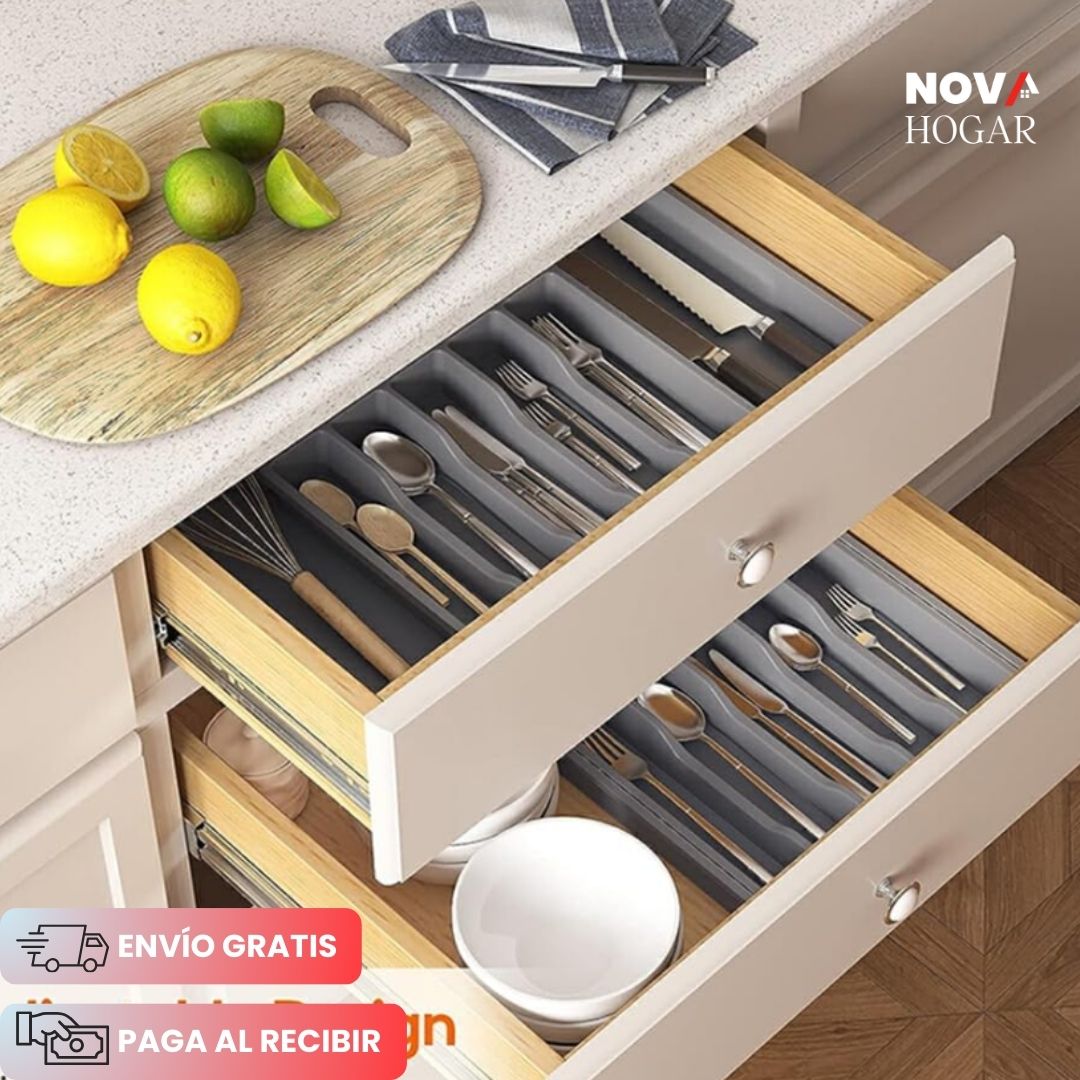 FlexiNeat™ Organizador de Cubiertos Expandible