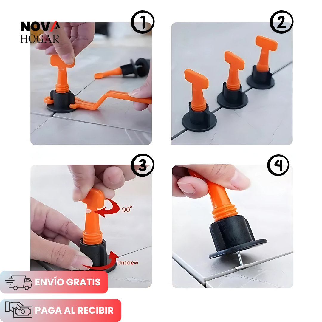 LevelMate™ Pack x50 Niveladores Reutilizables