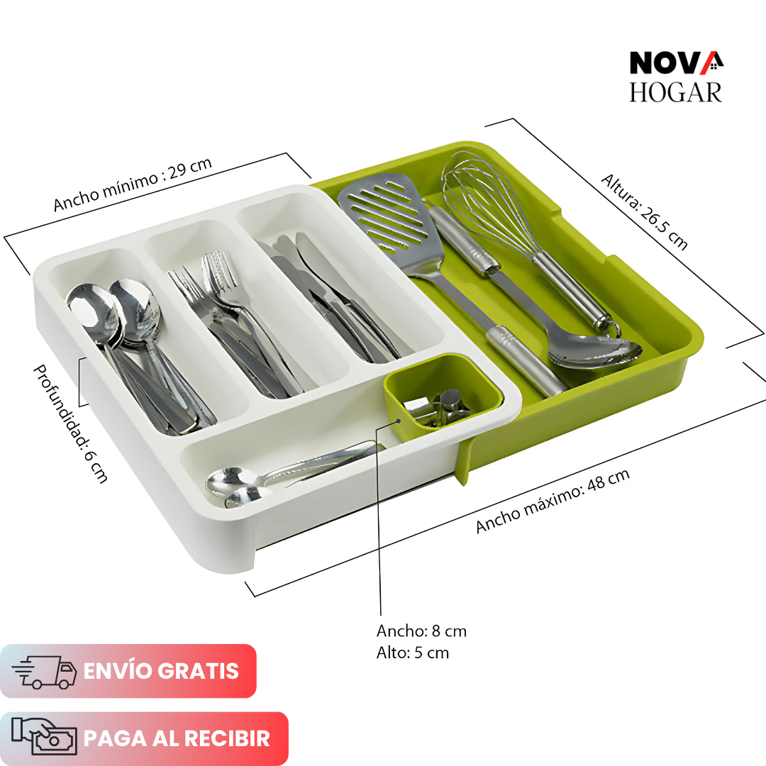 ExtenDrawer™ Organizador Extensible para Cajones