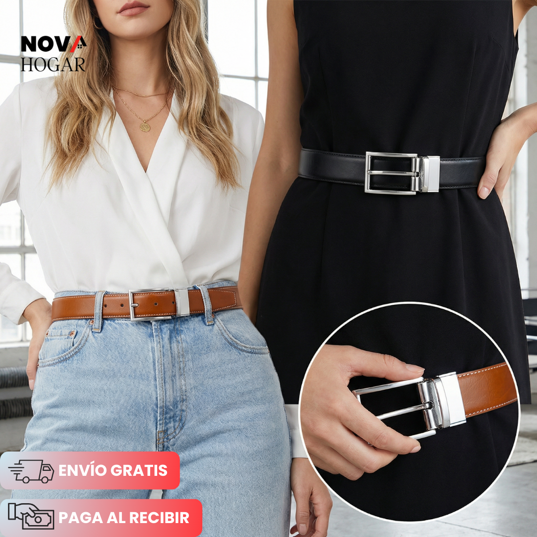 DuoChic™ Correa Reversible Elegante para Dama