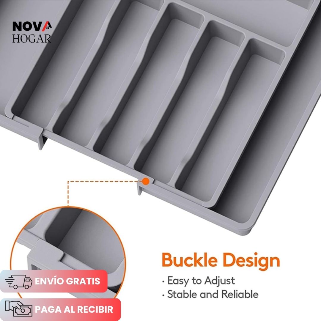 FlexiNeat™ Organizador de Cubiertos Expandible