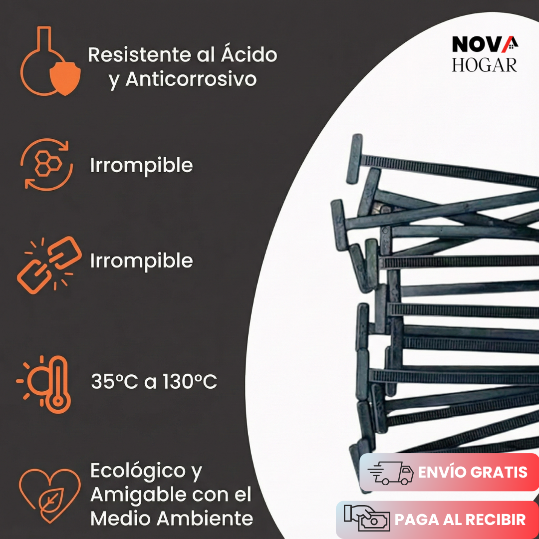 Pack x120 QuickFix™ Clips Universales de Fijación Rápida