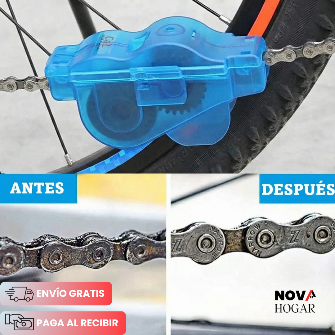 GearScrub™ Kit Limpieza Cadena Bicicleta Fácil