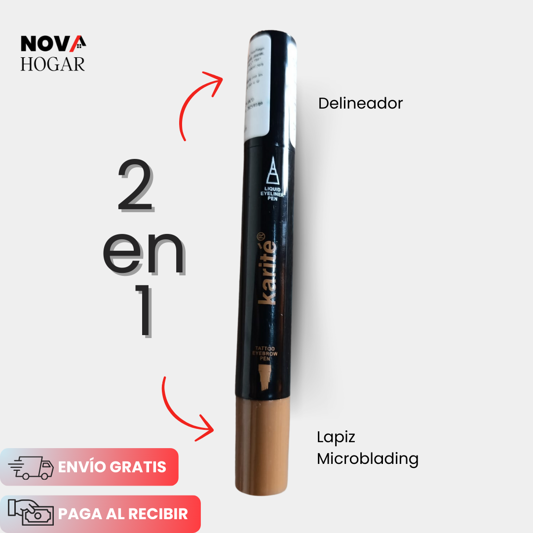 2x1 BrowInk™ Lápiz Microblading para Cejas Perfectas
