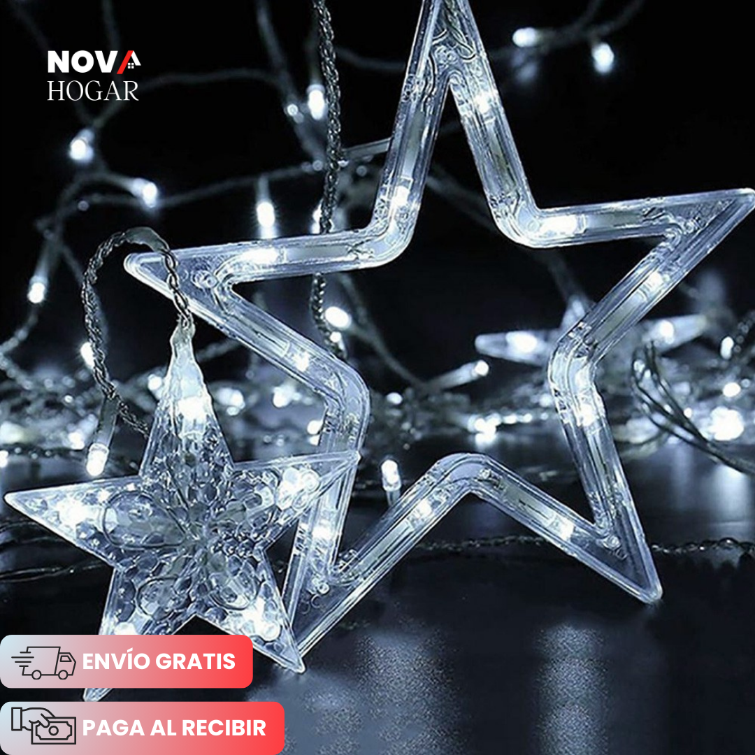 CelestialLight™ Hermosa Extensión de Estrellas de Navidad